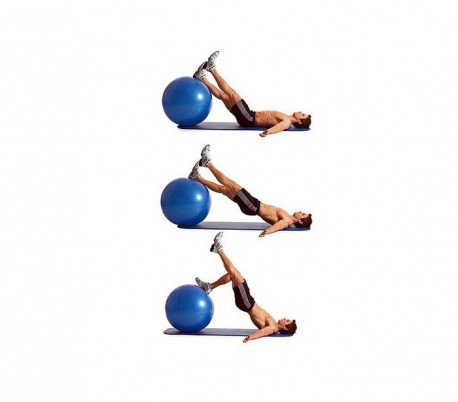 Bola de pilates yoga gimnasia varios colores simples y funcional 