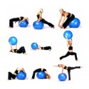 Bola de pilates yoga gimnasia varios colores simples y funcional 
