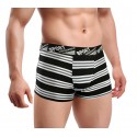 B104 Pack 12 boxers de algodón para hombre Huston fantasía rayas