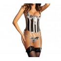 VT1217 Conjunto completo de corsé y tanga sexy para mujer  SASHA en 2 colores VT1217 Conjunto completo de corsé y tanga sexy para mujer  SASHA en 2 colores