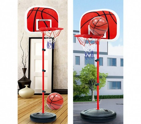 400067 Playset basquet para niños con la altura de la canasta ajustable