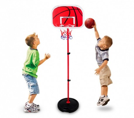 400067 Playset basquet para niños con la altura de la canasta ajustable