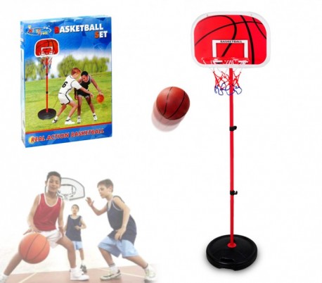 400067 Playset basquet para niños con la altura de la canasta ajustable