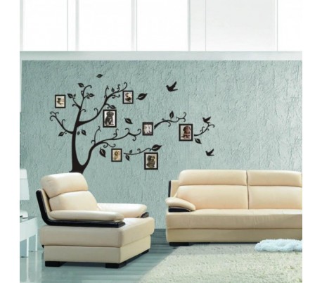 Árbol decorativo adhesivo forma de marco de...