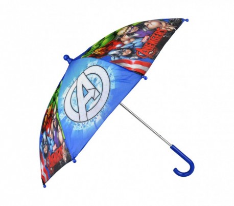 113860 Paraguas para niños modelo The avengers ( Los Vengadores ) 55,5 cm azul