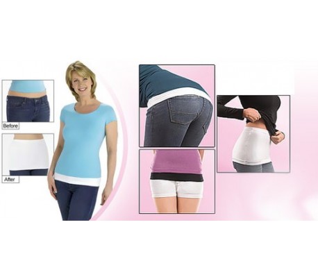 Faja trendy para interior con objetivo para alargar las camisetas 