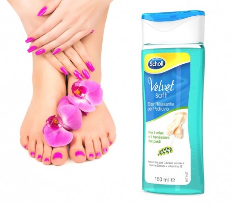 3018784 Dr. Scholl Velvet Soft crema de pies para la relajación bienestar 150ml