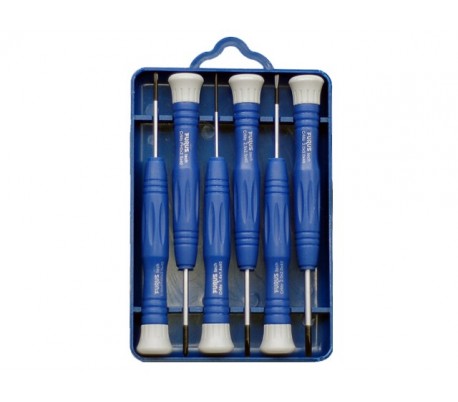 Set portátil de 6 destornilladores de precisión para reparar dispositivos reloje