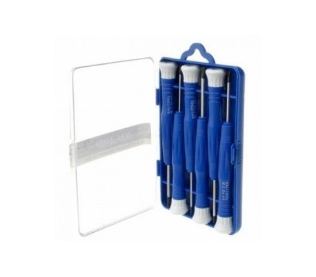 Set portátil de 6 destornilladores de precisión para reparar dispositivos reloje