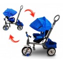 LT 857 Triciclo con pedales para bebés con asiento giratorio varios colores