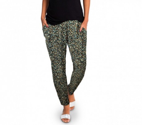 TG08-11 Pack 3 pantalones para mujer mod. FLOREAL tela suave motivo flores