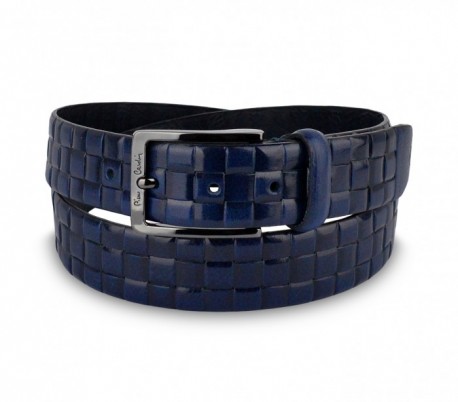 Cinturón para hombres 8006 cuero suave genuino PIERRE CARDIN  con relieves