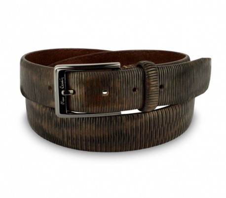 Cintur/ón de cuero para hombre//cintur/ón para hombre Pierre Cardin