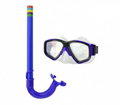 256596 Kit de máscara y tubo para niños EVERTOP ajustable en 4 colores