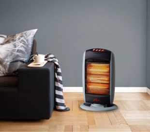 NSB-L120 Estufa halógena oscilante JCF con 3 potencias y mango posterior 1200W  2