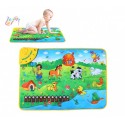 121775 Alfombra musical juego interactivo BABY FARM con melodías 75x50 cm