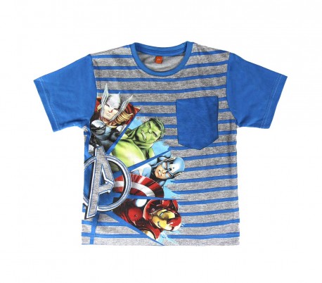 SS17AV Pijama de verano para niños modelo The Avengers tallas 4-6-8 años