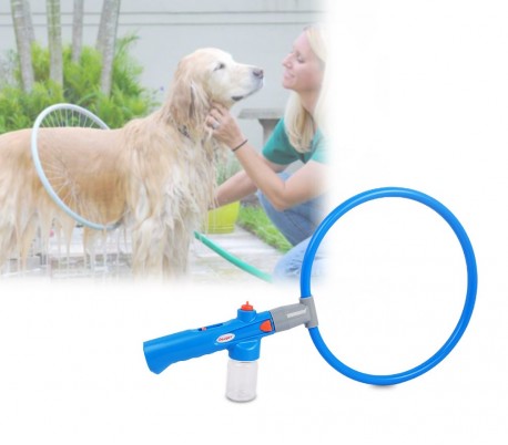 370014 Innovador sistema de limpieza pera perros WASH DOG redondel 360°