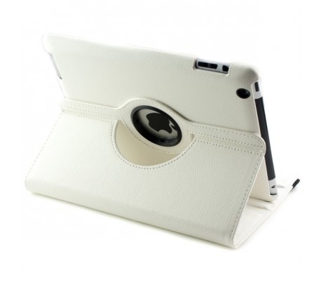 funda compatible para iPad  2-3-4 piel sintética rotación 360º soporte 