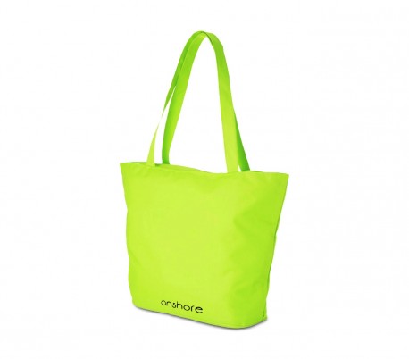 382509 Bolso de playa para mujer Onshore colores FLUO doble asa y cierre zip