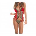 V808 Conjunto completo de lencería para mujer mod. COUGAR corsé y tanga leopardo V808 Conjunto completo de lencería para mujer mod. COUGAR corsé y tanga leopardo