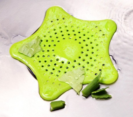 4345 Kit de 2 filtros con ventosa recoge suciedad y pelos para pica y ducha