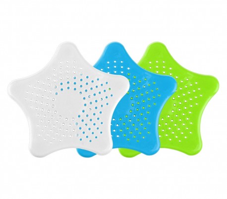 4345 Kit de 2 filtros con ventosa recoge suciedad y pelos para pica y ducha