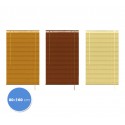 032042 Persiana veneciana para interiores 80 x 160 cm de aluminio efecto madera 032042 Persiana veneciana para interiores 80 x 160 cm de aluminio efecto madera