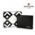 8866 TILAK11 Cartera para hombre de cuero genuino con portamonedas PIERRE CARDIN