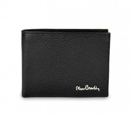 8866 TILAK11 Cartera para hombre de cuero genuino con portamonedas PIERRE CARDIN