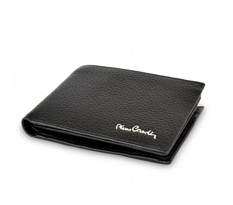 8866 TILAK11 Cartera para hombre de cuero genuino con portamonedas PIERRE CARDIN