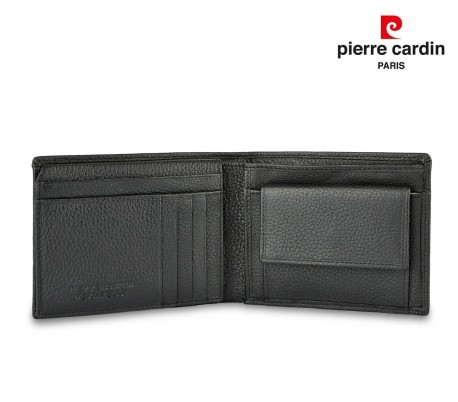 8806 LUKAS03 Set cinturón y cartera de cuero genuino para hombre ideal regalo