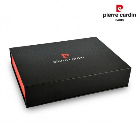 8806 LUKAS03 Set cinturón y cartera de cuero genuino para hombre ideal regalo