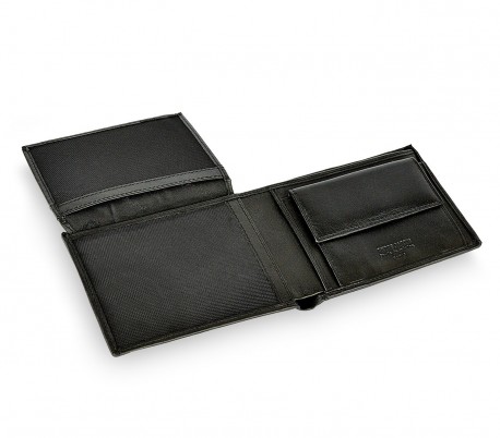 8866 TILAK08 Cartera para hombre de cuero genuino PIERRE CARDIN con portamonedas