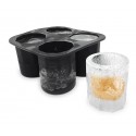 4218 Molde de goma siliconada para hielo en forma de vaso de cristal 10x10x5,5cm