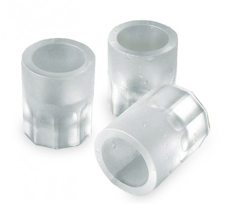 4218 Molde de goma siliconada para hielo en forma de vaso de cristal 10x10x5,5cm