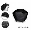 4215 Cubierta de tela totalmente impermeable para barbacoa 45 x 61 x 117cm 