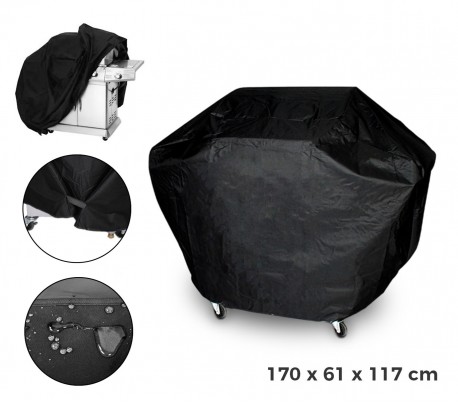 4217 Cubierta de tela totalmente impermeable para barbacoa 170 x 61 x 117 cm