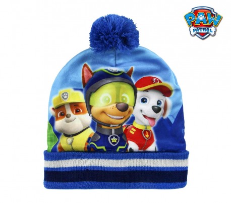 22-2441Set 3 pz para invierno PAW PATROL para niños gorro guantes y bufanda
