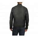 Chaqueta casual negra para hombre NWE BRAMS L-179 mod. CASEY slim fit