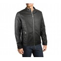 Chaqueta casual negra para hombre NWE BRAMS L-179 mod. CASEY slim fit
