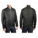 Chaqueta casual negra para hombre NWE BRAMS L-179 mod. CASEY slim fit