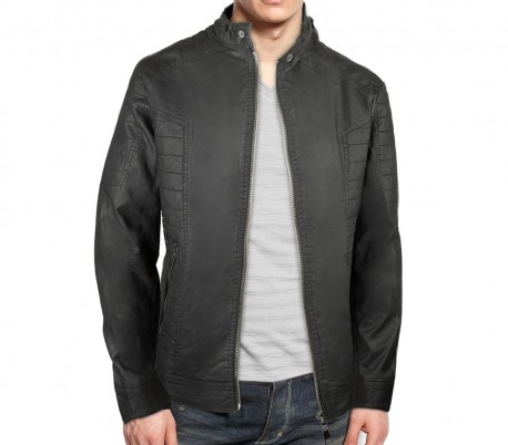 Chaqueta casual negra para hombre NWE BRAMS L-179 mod. CASEY slim fit