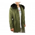Parka de piel para hombre Z-DESIGN D-235 mod. Mailk con capucha 