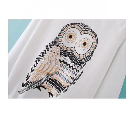 Sueter jersey sudadera con dibujo búho perfecto...