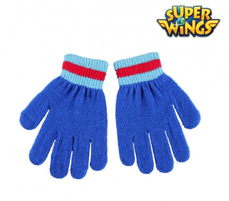 22-2443 Pack completo para invierno SUPER WINGS Gorro guantes bufanda y manta