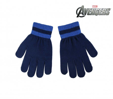 22-2543 Pack 3pz completo para invierno motivo AVENGERS Gorro guantes y bufanda