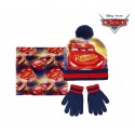 22-254 Pack 3pz completo para invierno motivo CARS Gorro guantes y bufanda