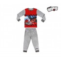 22-2283 Pijama invierno en algodón para niña motivo LADYBUG talla de 4 a 10 años