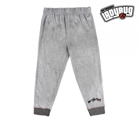 22-2283 Pijama invierno en algodón para niña motivo LADYBUG talla de 4 a 10 años